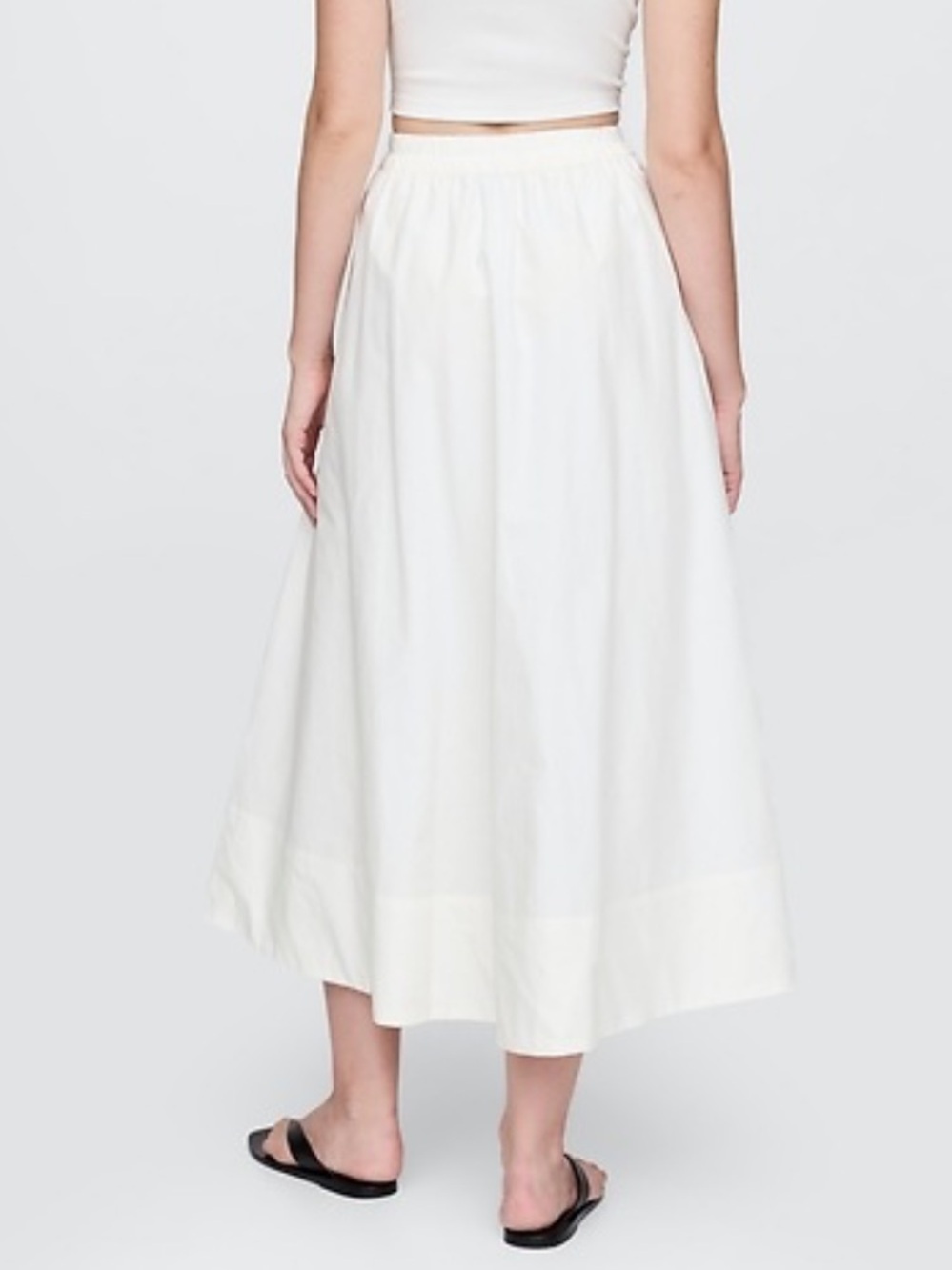 GAP off white midi Skirt